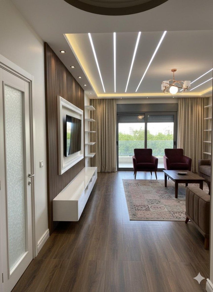 Elegant living space with contemporary design